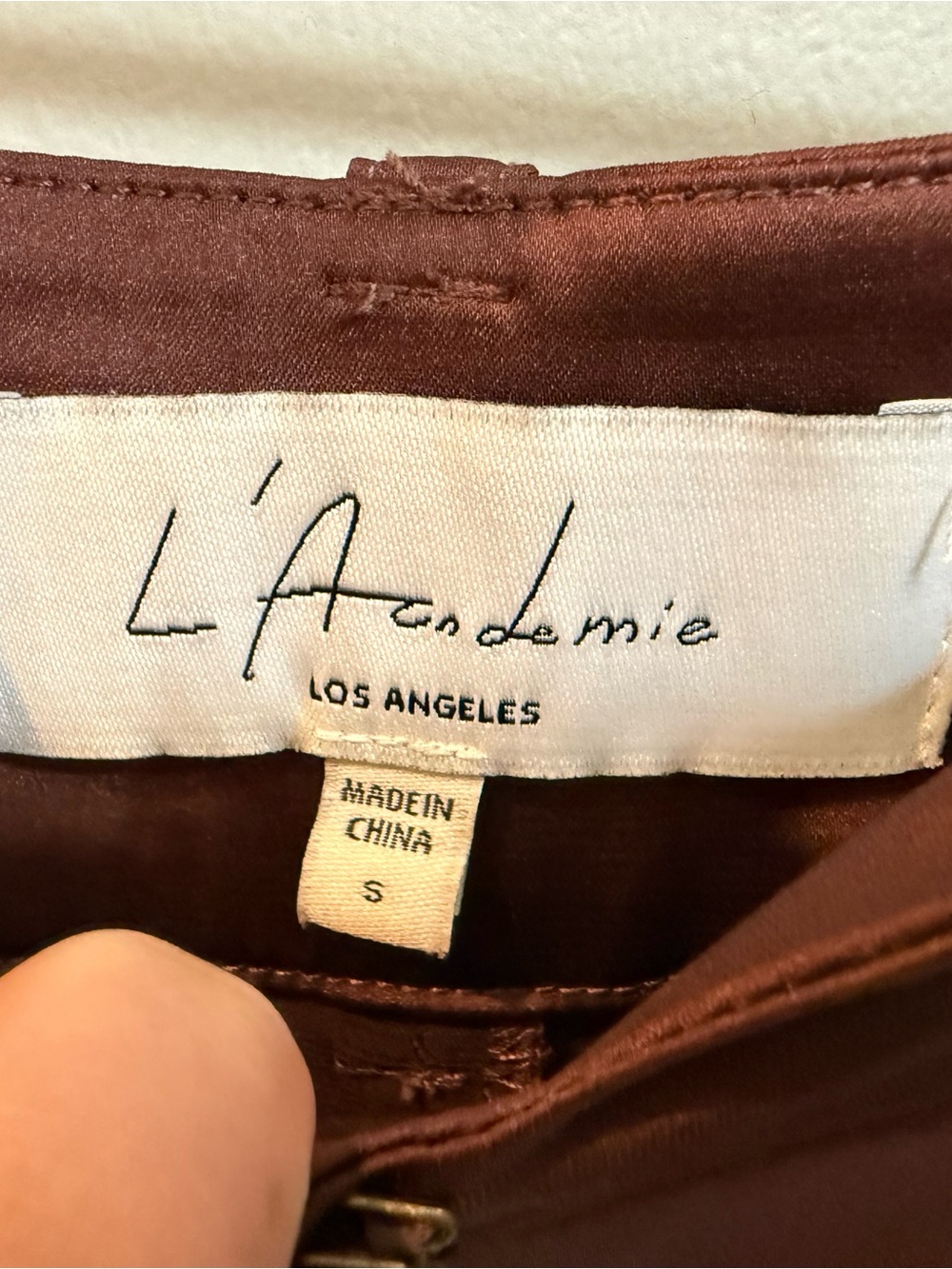 L'Academie Satin Wide-Leg Pants - Picture 6 of 6